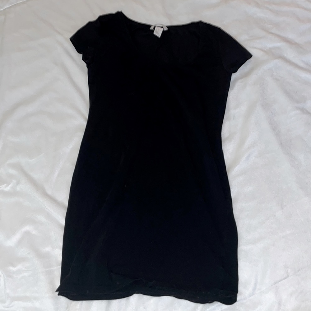 smooth black dress